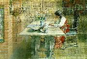 Carl Larsson hilda china oil painting artist
